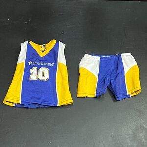 American Girl Truly Me Blue And Yellow Basketball Outfit 2015 Retired